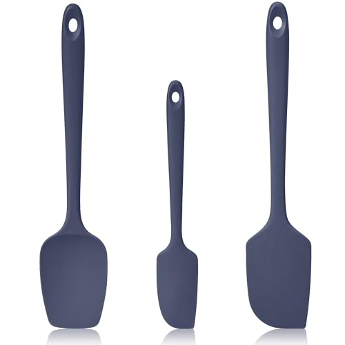 600ºF Heat Resistant Silicone Spatula Spoonula Set of 3