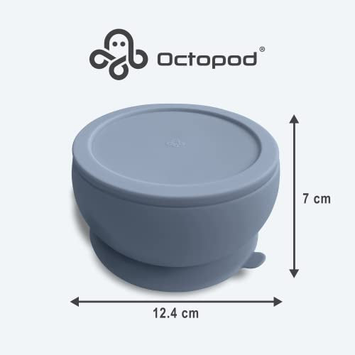 Octopod Silicone Suction Baby Bowl & Lid