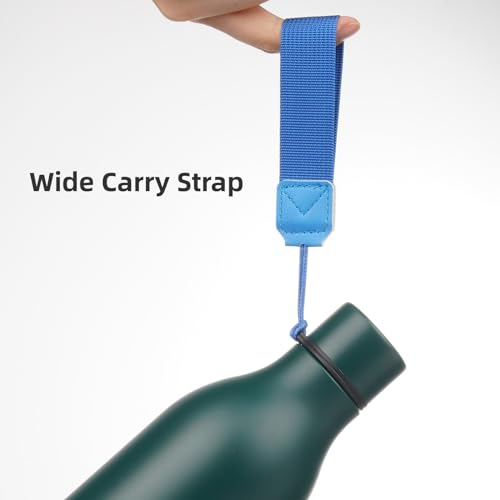 25 oz Insulated Stainless Steel Metal Water Bottle with Strap
