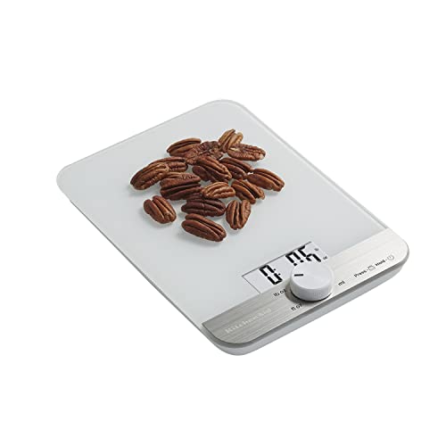 KQ908 Glass Surface 11 Pound Capacity Digital Kitchen and Food Scale