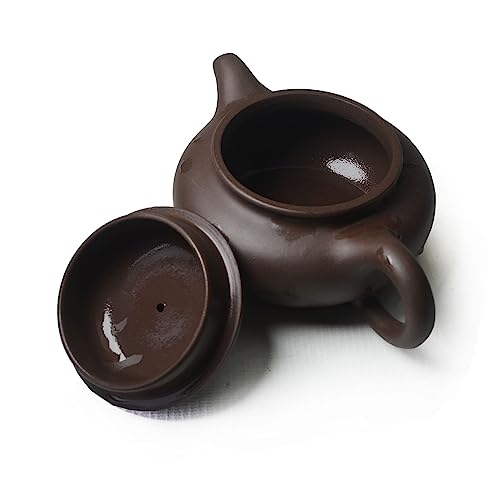 Teapot Chinese Gongfu Genuine Black Clay Zisha 10oz Classics Fanggu Pot Infusers Tea
