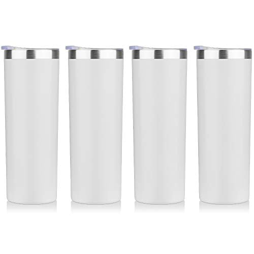 20 oz Skinny Tumblers Bulk Set (4 Count)