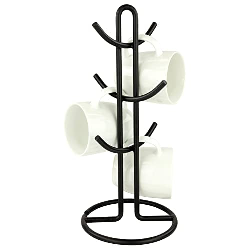 Euro Modern Mug Stand for Coffee Cups Mugs Espresso Teacups Kitchen Organizer