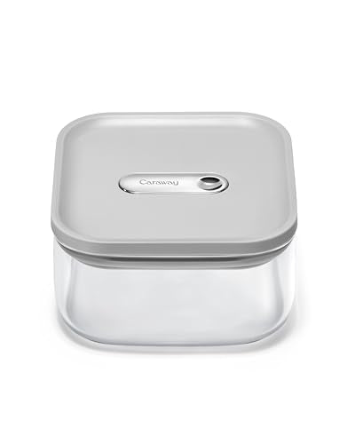 1 qt Glass Airtight Food Storage Container with Lid