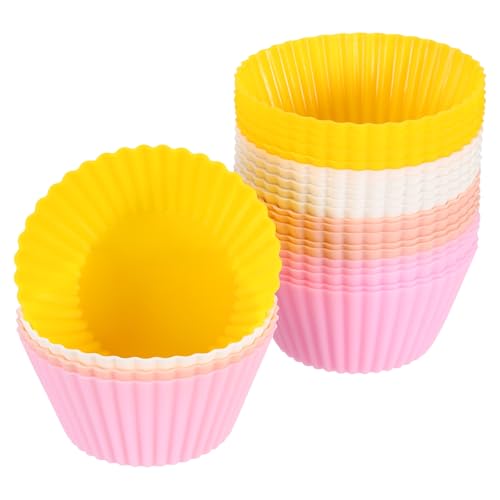 24Pcs Silicone Cupcake Liners