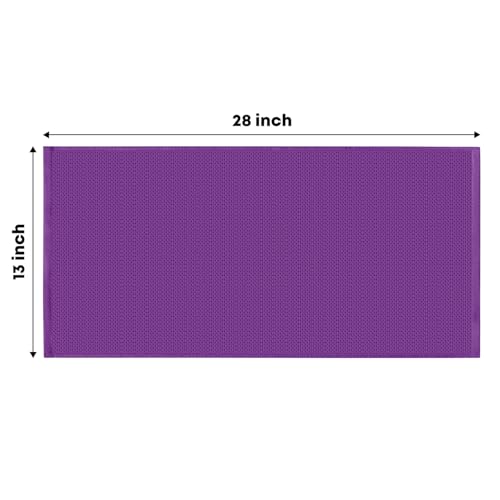 100% Cotton Purple Waffle Weave Kitchen Dish Cloths (4 Count)