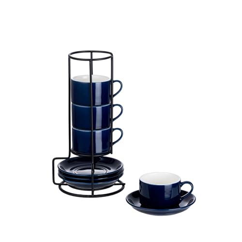 2.5oz Espresso Cups Set of 4 (4 Count)