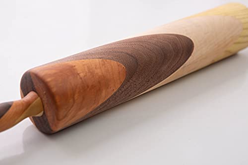 Amish Handmade Multi Wood Rolling Pin