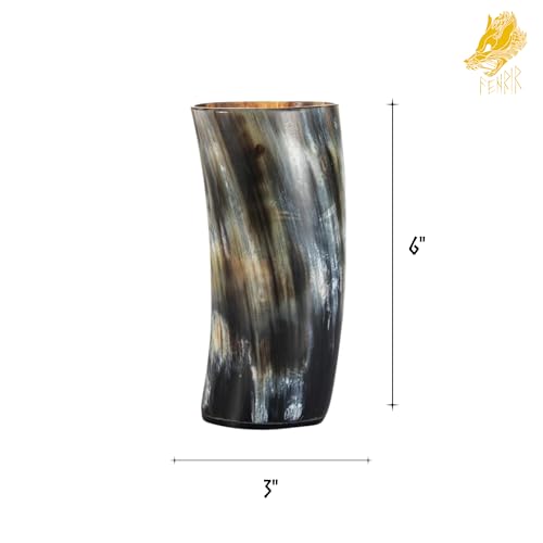 Viking Drinking Horn Mug Set of 2 (2 Count)