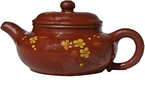 Teapot 8.6oz Chinese Yixing Genuine Black Clay Zisha Classics Pot Infusers Tea