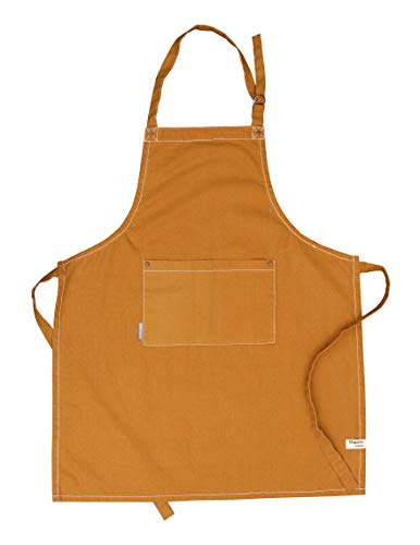 Cotton Solid Aprons for Women with Pocket