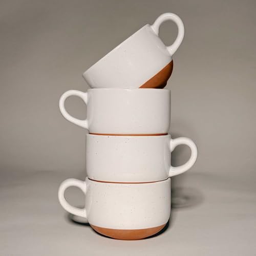 Mora Ceramics 8oz Cappuccino Mug Set of 4 (4 Count)