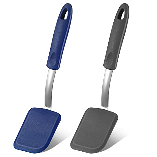 2 Pcs Mini Silicone Cookie Brownie Spatula (2 Count)