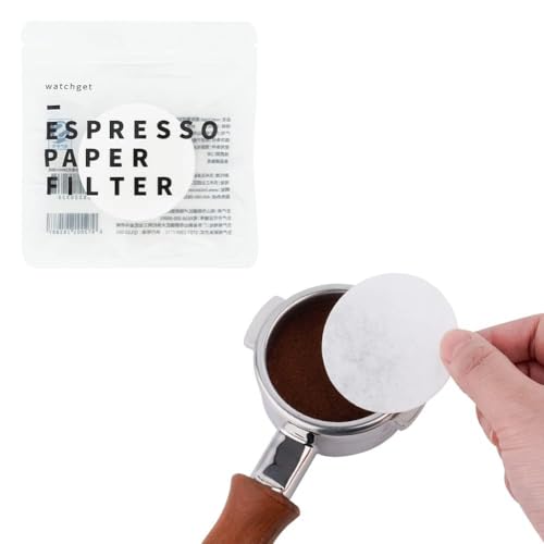 58mm Espresso Paper Filters Fits 58mm Portafilter Baskets (100 Count)