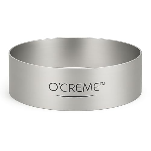 Cake Ring Sturdy Stainless Steel Round Mousse Cake Ring Mold for Baking