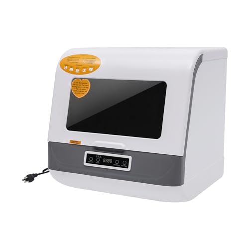 800W Portable Countertop Dishwasher
