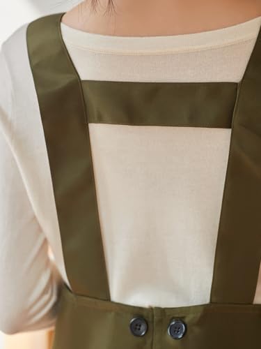 Kitchen Chef Aprons for Men Women Work Apron with 2 Pockets
