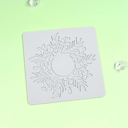 Silicone Mold 3D Hollow Out Lace Mold Lace Cake Silicone Baking Mold Wreath Design Flower and Leave Lace Mat Fondant Decorating Tool