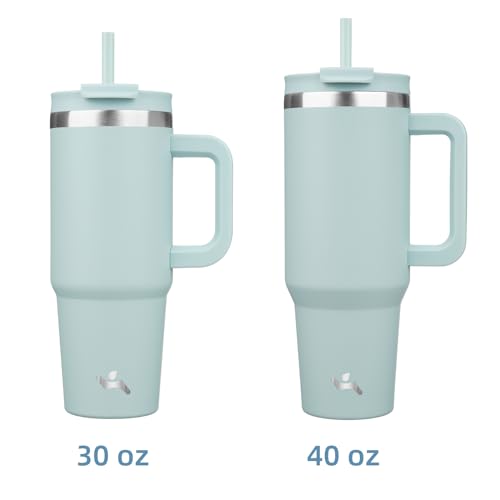 40 oz Insulated Tumbler Water Bottle with Handle