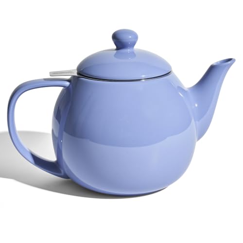Porcelain Teapot 27 oz with Infuser for Loose Leaf Tea
