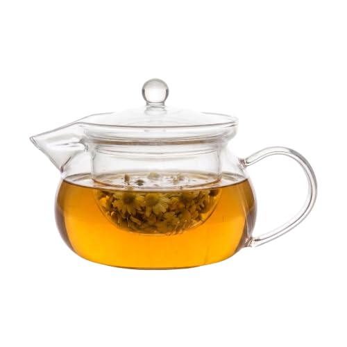 17 oz Round Professional Glass Teapot