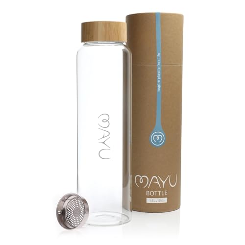 Pure Glass Reusable Water Bottle w