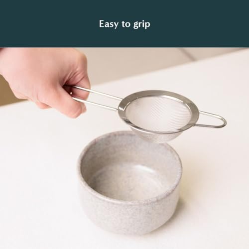 Large Stainless Steel Matcha Tea Sifter with Handle Matcha Set