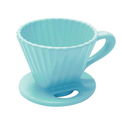 Lotus ceramic pour over coffee dripper