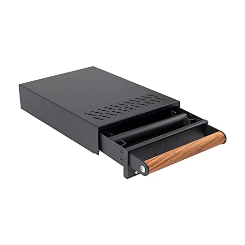 Espresso Knock Box Drawer with Handle Coffee Grounds Container Stainless Steel Coffee Knock Box Espresso Accessories Dump Bin CoffeeBar Accessories