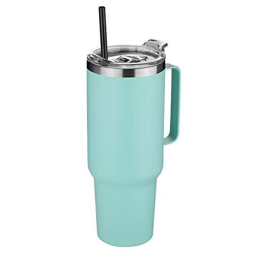 40 oz Stainless Steel Tumbler with Handle
