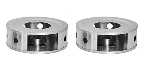 NewlineNY Stainless Steel Coffee Tea Warmers (2 Count)