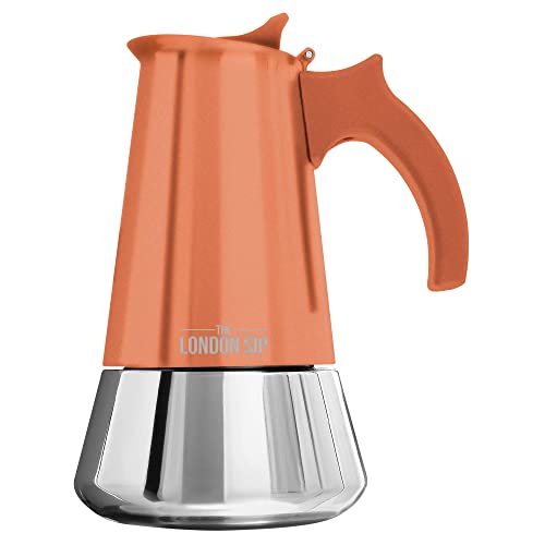 London Sip Stainless Steel Stovetop Espresso Maker Moka Pot Italian Coffee Percolator