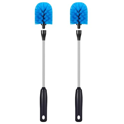 Stainless Steel Bottle Brush with Replaceable Head (2 Count)