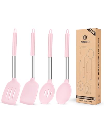 Pack of 4 Silicone Cooking Utensils Set (4 Count)