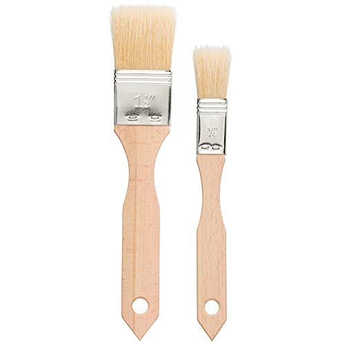 Pastry Brushes Set with Untreated Beechwood Handles