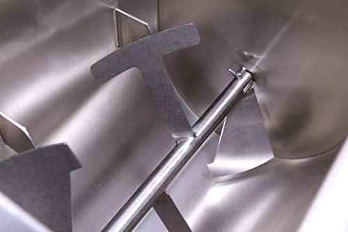 CMI Commercial Stainless Steel Manual Meat Mixers with lid