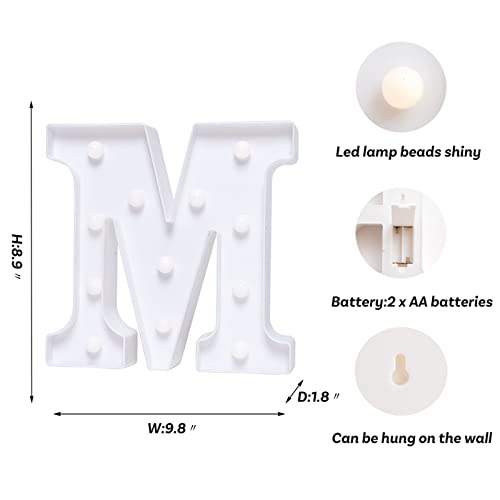 LED Letter Lights Sign Marquee Light Up Letters Sign for Night Light Wedding