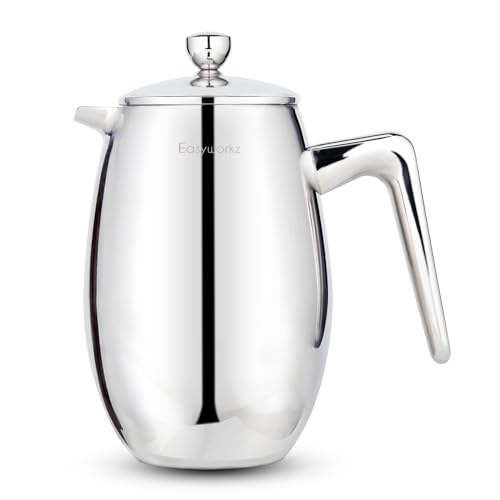 Nando French Press 23 oz Double Wall Insulated Thermal Coffee Maker