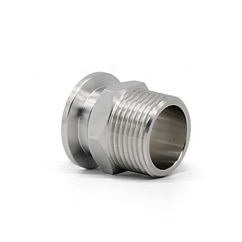 SS304 KF25 NPT Male Adaptor thread 1" NW25 KF Male coupling ISO