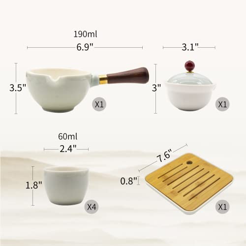 Porcelain Chinese Gongfu Tea Set
