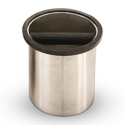 Stainless Steel Round Espresso Knock Box