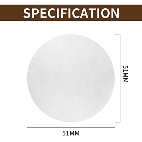 1000 Pcs Coffee Paper Filter for Espresso Coffee Maker (1000 Count)