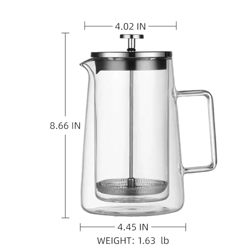French Press Coffee Maker 34Oz