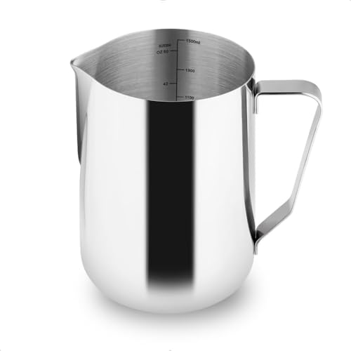 50oz Milk Frothing Pitcher Stainless Steel Espresso Steaming Jug