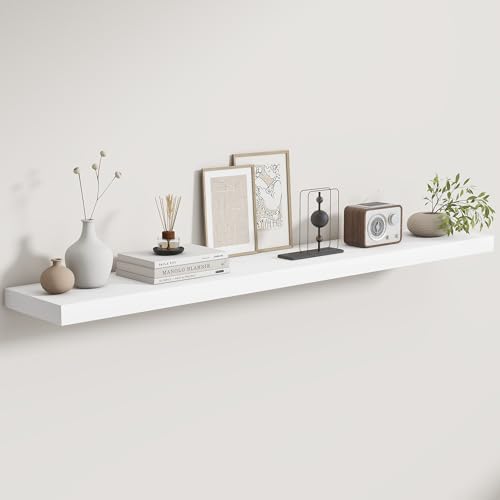 Rustic Real Wood Floating Shelves