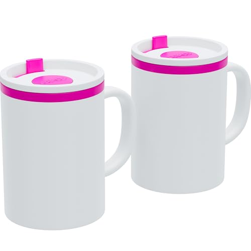 Iconic Desk Mug with Lid & Handle