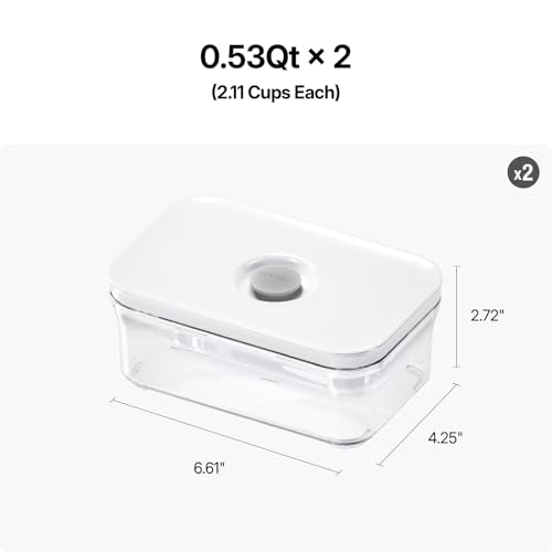 Premium Airtight Food Storage Containers (2 Count)