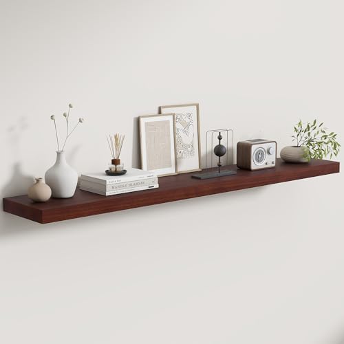 Rustic Real Wood Floating Shelves