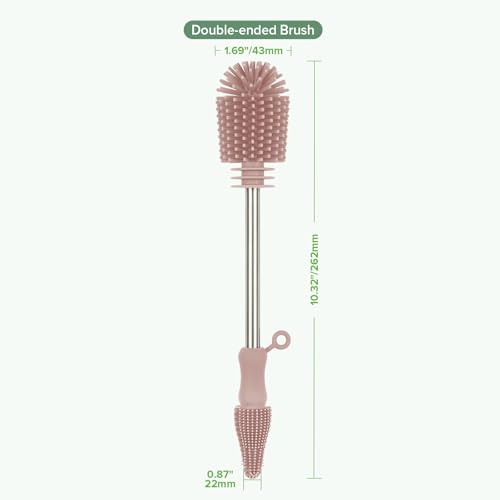 Silicone Cleaning Brush for Baby Bottles & Crevices