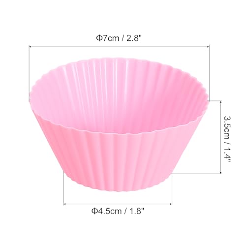 18Pcs Silicone Cupcake Liners (18 Count)